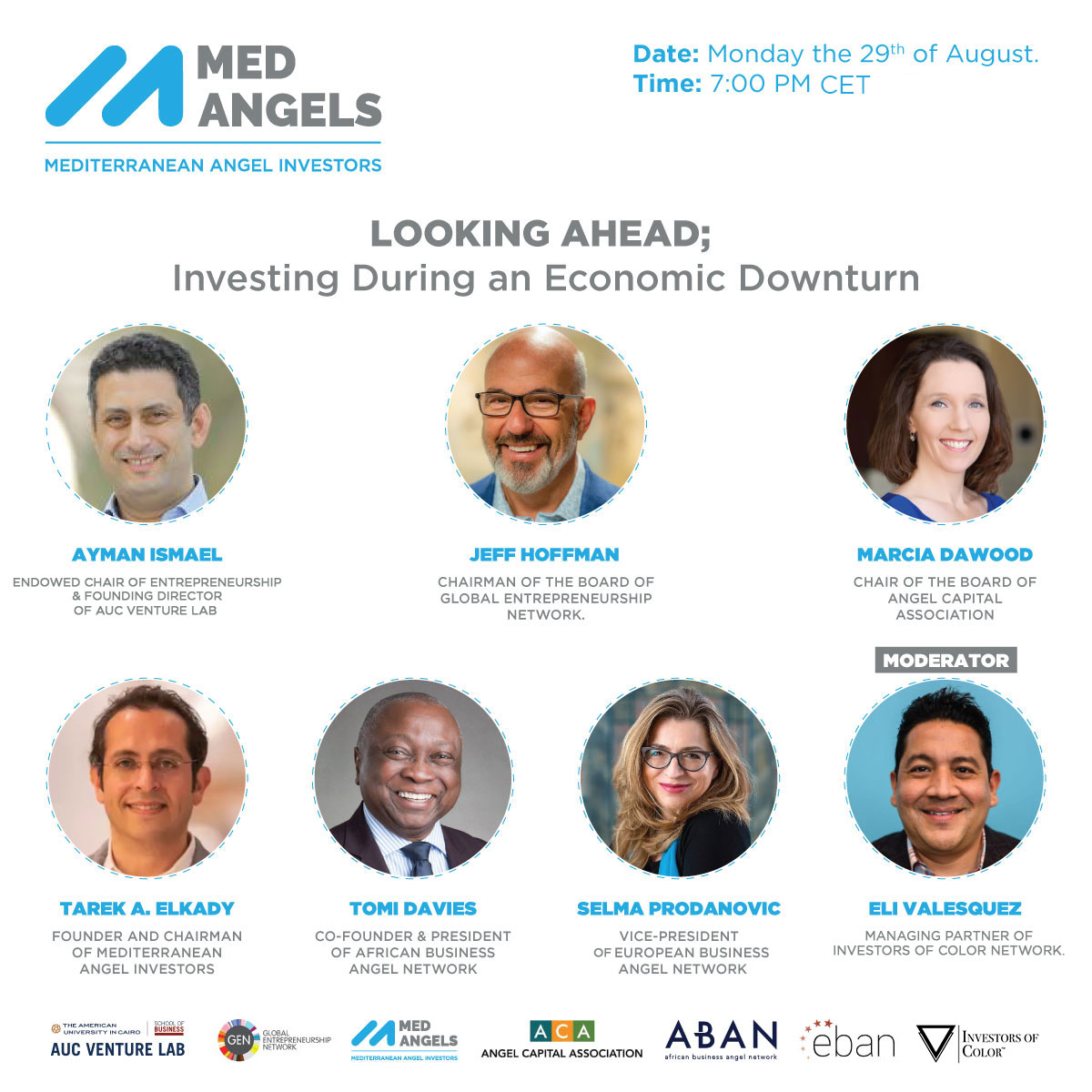 InvestorsMed's tweet photo. Join us with global heads of regional investment organizations to share their insights on the future of angel investing in our webinar titled: "Looking Ahead: Investing during an Economic Downturn."
Register now: https://t.co/9PXiKWBZtP
#MedAngels #EmpoweringTheMediterranean https://t.co/3BhmJ0YJOe