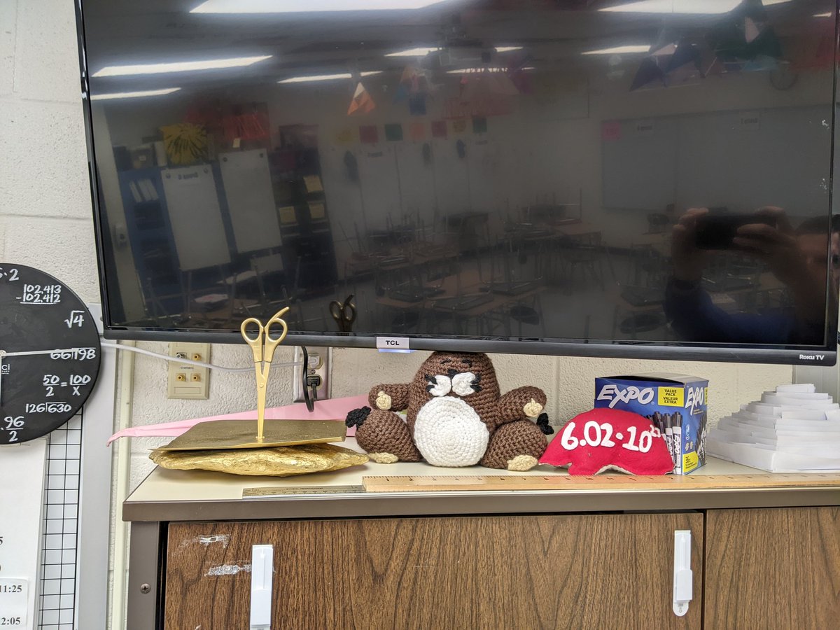 newmanmath's tweet photo. It's in a place of honor in my classroom! @_swelks @EHainesFCPS #FCPSvanguard https://t.co/IrcKbcPksU