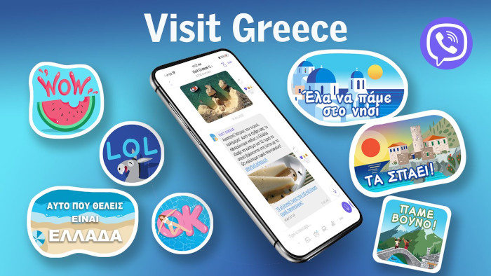 hephaestuswien's tweet photo. Visit Greece: Νέο κανάλι στο Viber. Νέα αυτοκόλλητα για τις πιο δροσερές καλοκαιρινές συνομιλίες. @AGerekou @VisitGreecegr 
https://t.co/s3wY4iSUAJ https://t.co/gPq6iPQ0PE