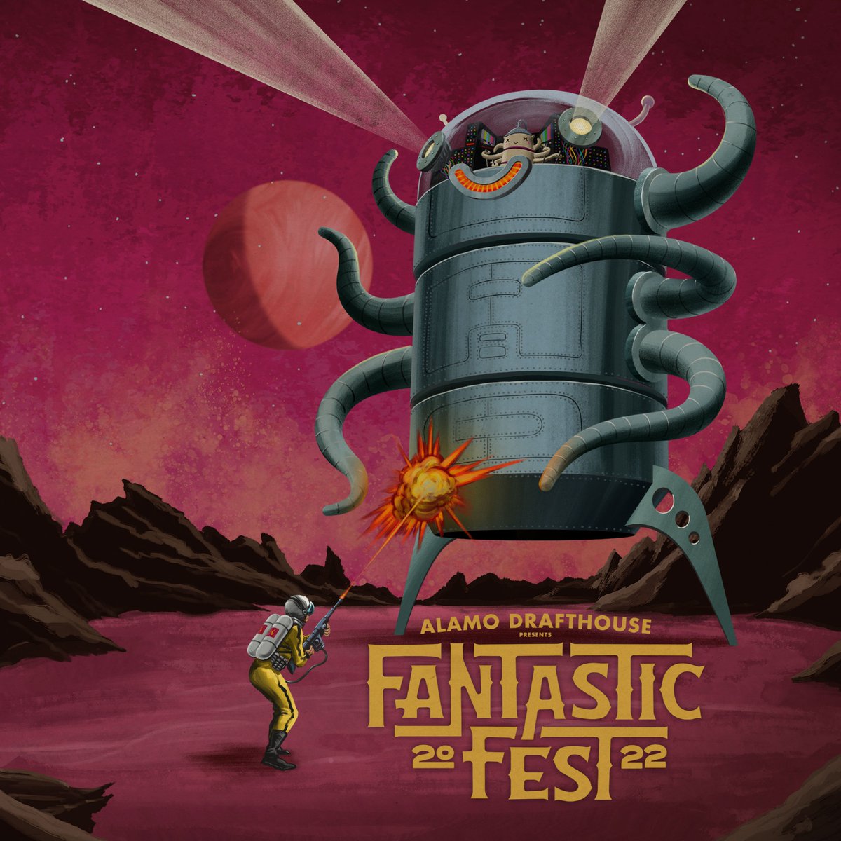 fantasticfest's tweet photo. 📣 The day has finally come and we’re happy to announce the Fantastic Fest 2022 lineup! 📣 https://t.co/bxFGvDmw0C