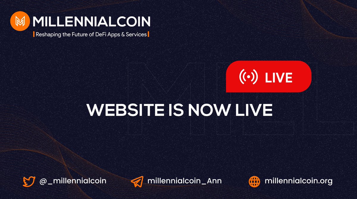 _millennialcoin's tweet photo. And yes, our website is live!! 😊

Check it out: https://t.co/oBsfSynoCn

#millennialcoin #BNB https://t.co/9t8Ymoax8S