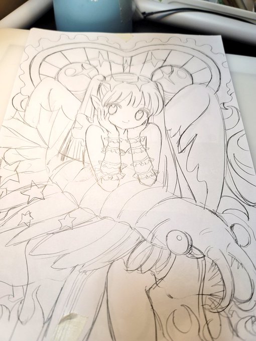ずっと描きたかったアノマロカリス 