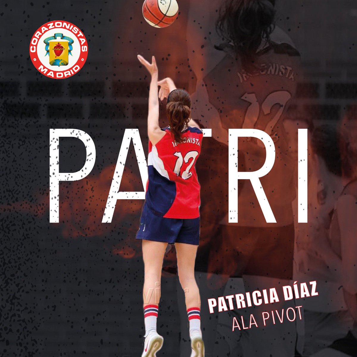 CorasBasket's tweet photo. Toca presentar a la capitana @patridiaz12 !!
Patri es Patrimonio Coras, jugadora pegamento, gladiadora incansable, entrenadora de cantera y lanzadera de generaciones en mini, y de algún triple… No seríamos lo mismo sin su energía, y estamos felices de que sea nuestra capi! https://t.co/qIL69Ey2K2