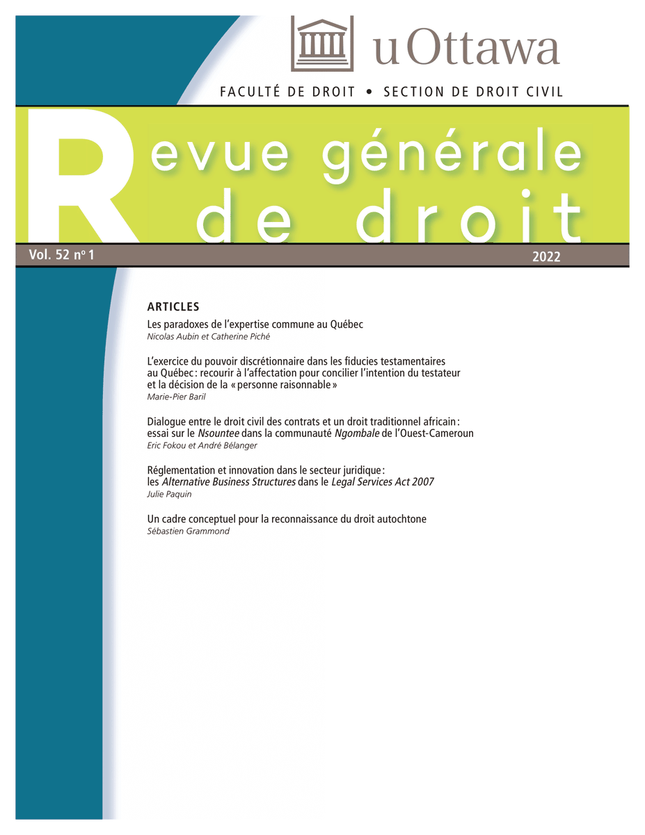 RevueGénéraleDeDroit tweet media