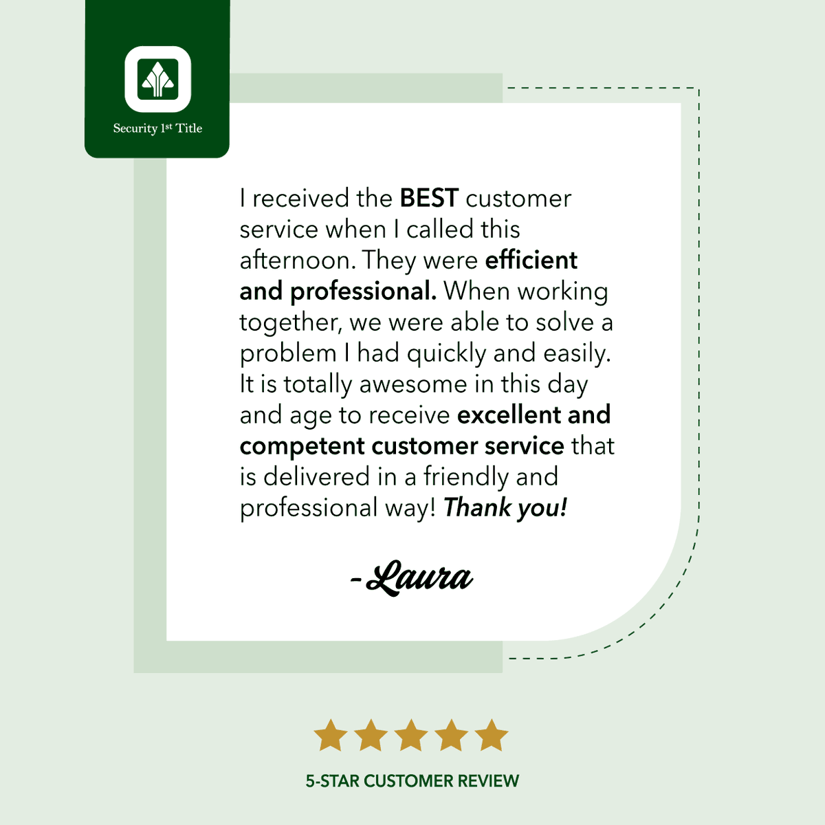 security1stitle's tweet photo. Our goal is to provide our customers with a quality product while giving them an excellent customer service experience. https://t.co/4BRnXYYDKt #titleinsurance #titlecompany #realestate https://t.co/Wzy67WlLXe
