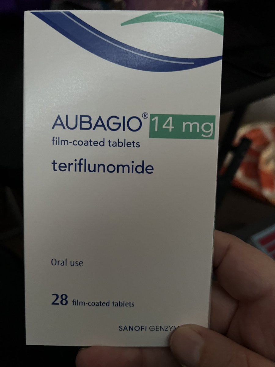 First day starting Aubagio, here’s hoping I don’t react badly to it 😃 #fums #mssucks #MultipleSclerosis