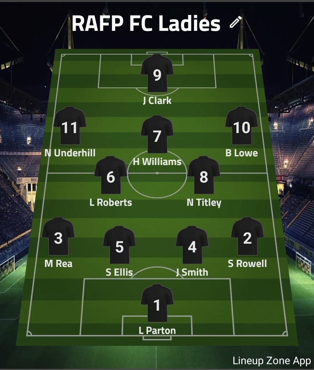 RAF__Police's tweet photo. Here is your #RAFPolice Football Club Ladies starting 11 vs Gateshead Rutherford kick off at 1900 tonight.
Following a third successful training meet, the team are looking for another win to add to their impressive start as a team.
Good luck Team! https://t.co/gy12IX7Hkj