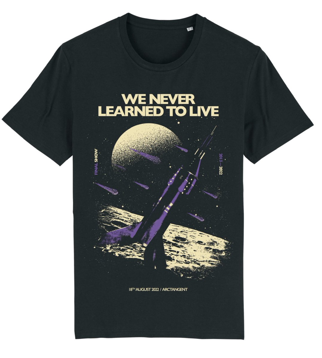 WNLTL's tweet image. We'll have loads of merch with us at @ATGFestival  including these awesome ltd edition 'Final Show' shirts and astronaut reprints- both designed by the incredible Lucas Mayer (and hand printed by the equally incredible  @ilpleutprint )
Plus the last stocks of Sleepwalk on LP &amp;amp; CD