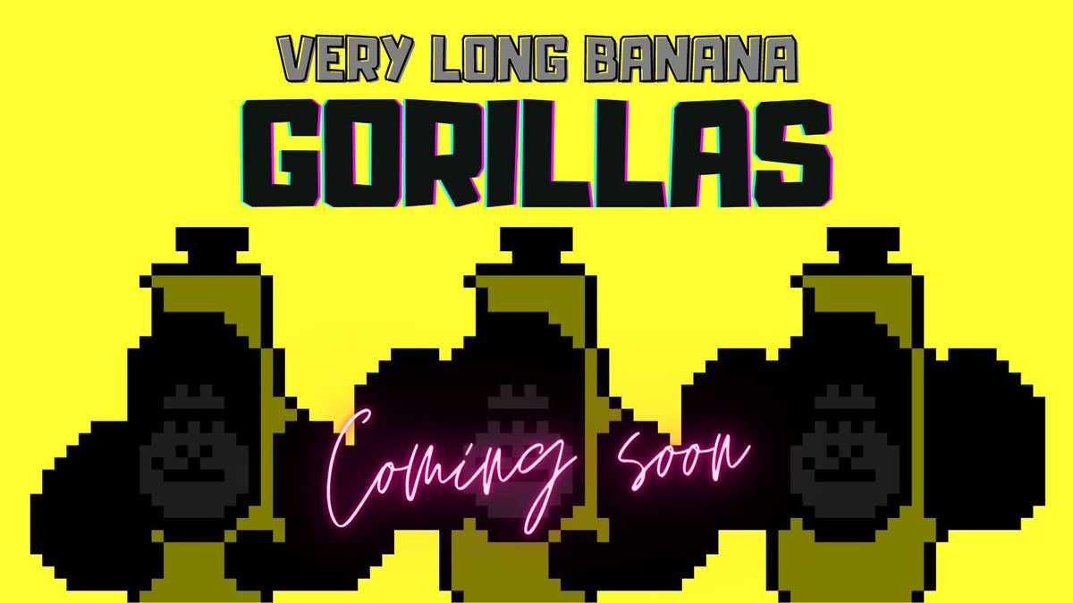 verylongbanana's tweet photo. 🍌Very Long Banana Animals🍌0.00877eth(polygon)
https://t.co/dnzC6sZEpP

🐥Very Long Banana Moon Birds🐥Free mint
https://t.co/R8WYve3EAv

🐈Very Long Banana Cats🐈0.005eth(polygon)
https://t.co/NJwbZ1Zy9V

🦍Very Long Banana Gorilla🦍
Coming soon..🍌 https://t.co/qPmSx2v3uH