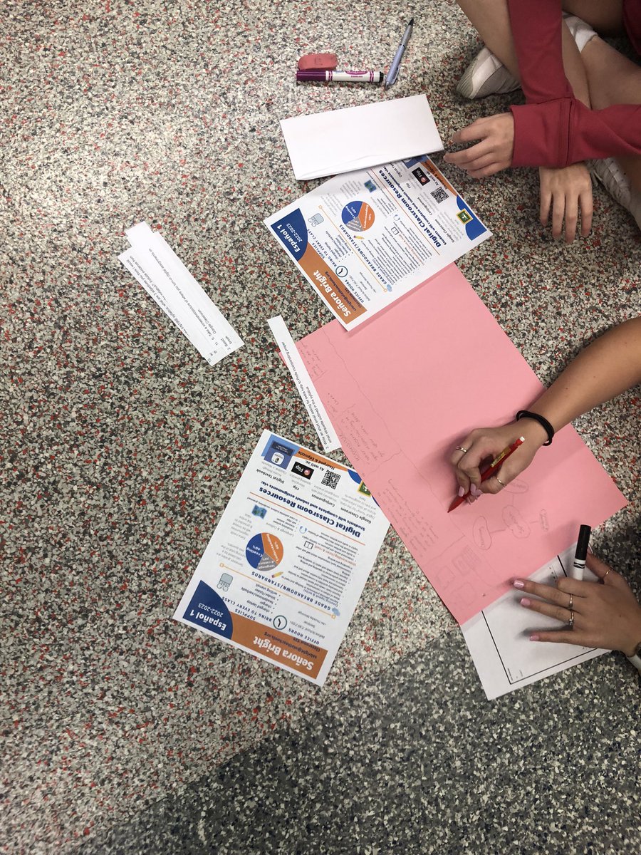 Doing a “syllabus scavenger hunt” in Sp 1 today to get familiar with classroom expectations and setup. I love using a visual syllabus I made on <a href="/canva/">Canva</a> #EngagingOE