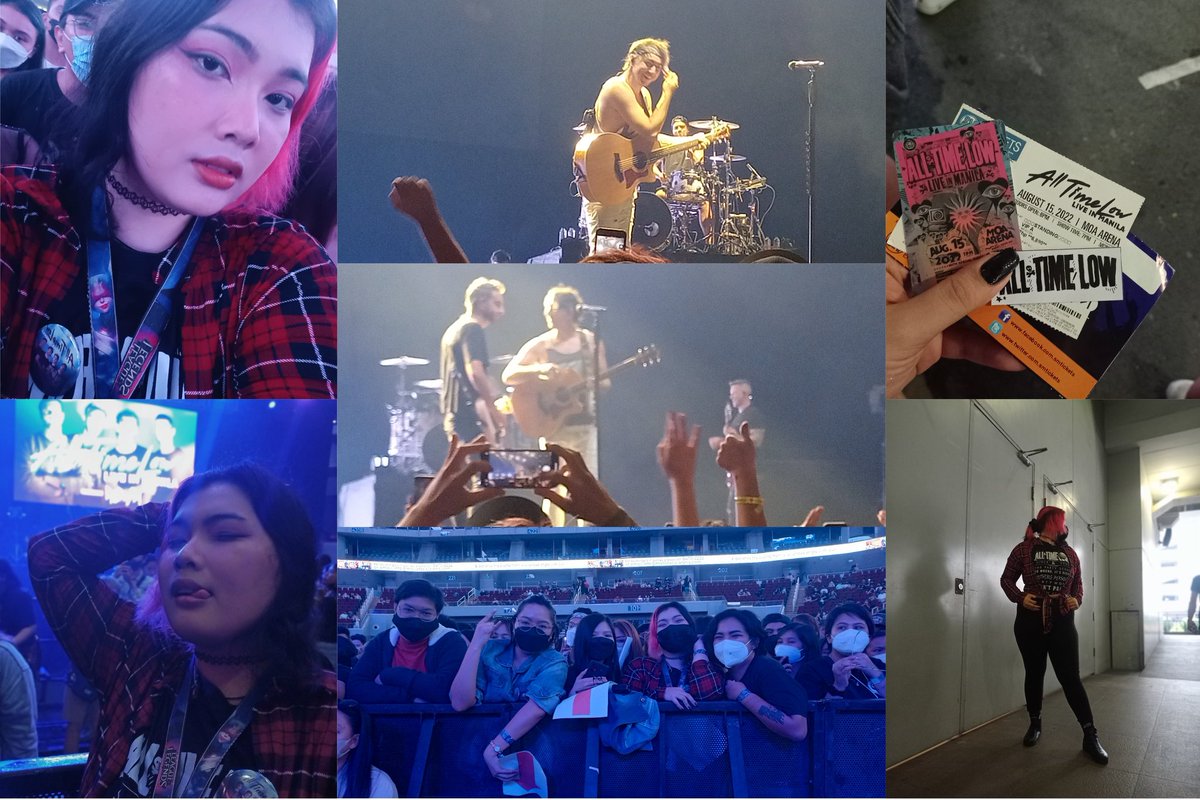 lunatricxx's tweet photo. I saw @AllTimeLow last night. I am still in disbelief. Y'all have kept me from disappearing and kept me holding onto the hope that things will be okay. Thank you for saving my life, I owe you everything. I love you guys so much. See y'all again soon. #AllTimeLowInManila https://t.co/CkamSjyo4n