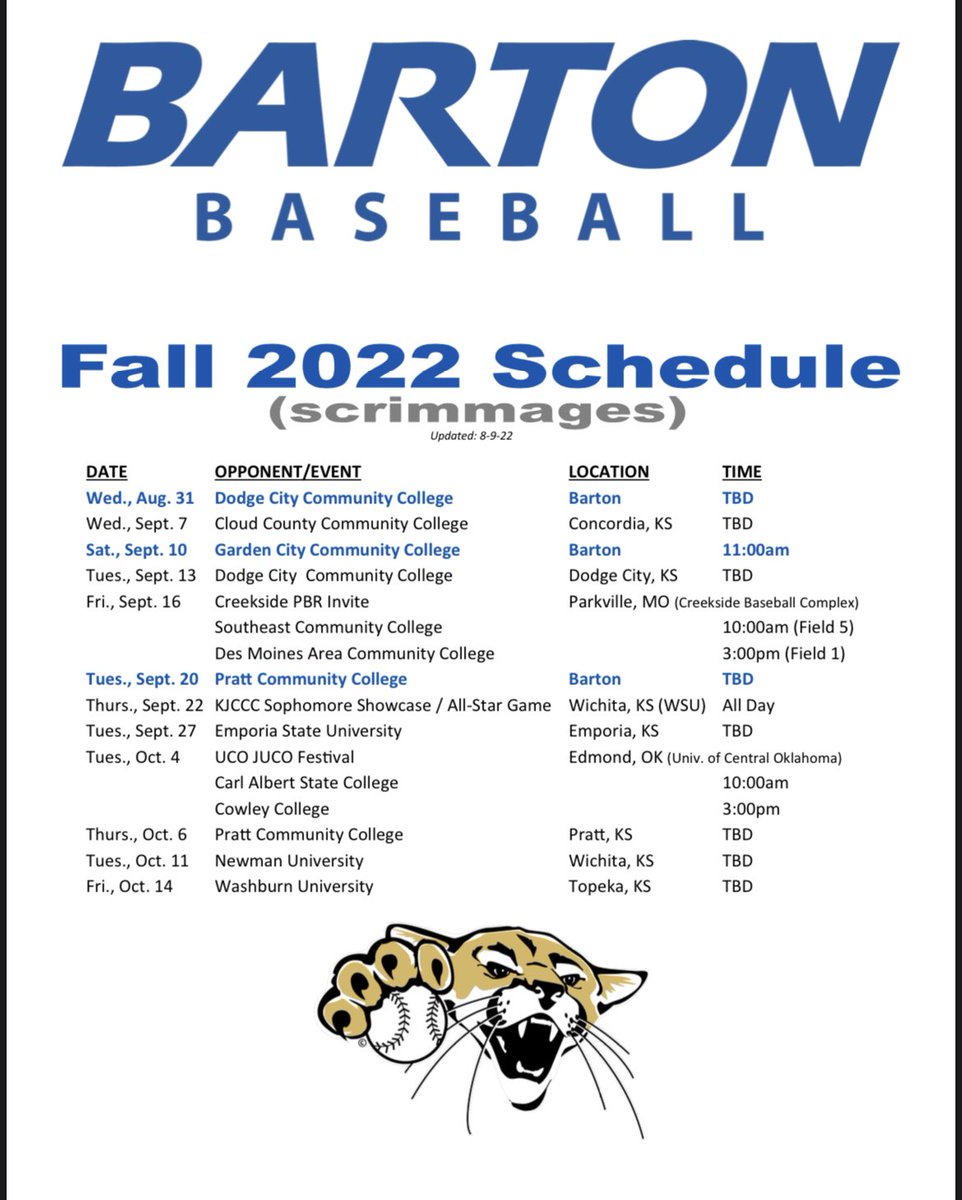 Barton Baseball (@barton_baseball) on Twitter photo 