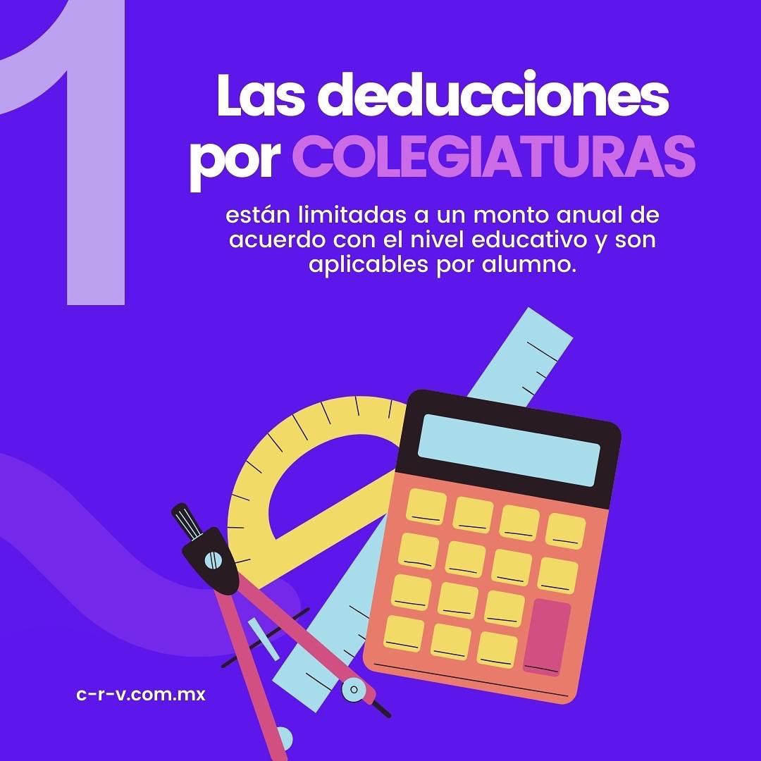 crv_lea's tweet photo. Si eres persona física en los regímenes por salarios, honorarios, arrendamiento o actividad empresarial, puedes deducir dos gastos por servicios educativos: colegiaturas y transporte escolar.

#CRVtips #negocios #consultoría #Impuestos #CRVTributario https://t.co/eB06KffOTQ