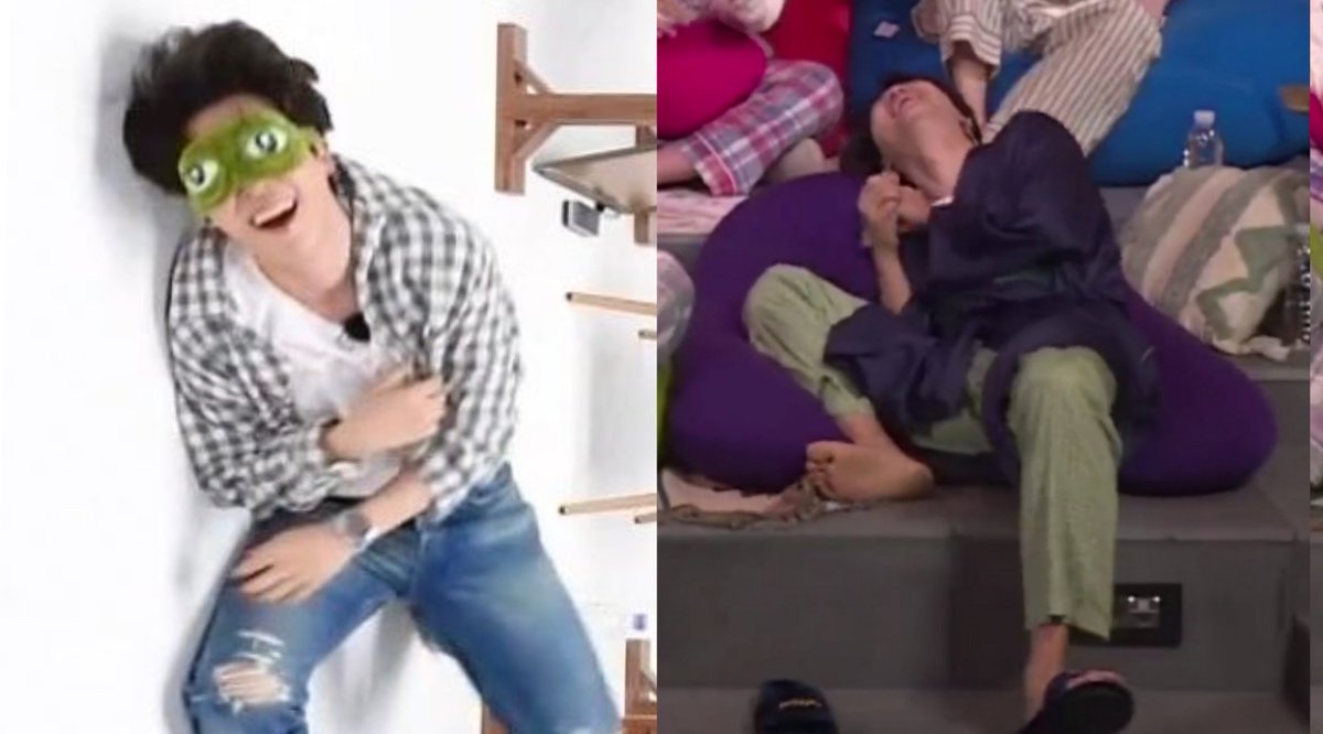 PJML00KS's tweet photo. jimin’s habit of throwing himself on the floor when he laughing https://t.co/PMM54R1m3e