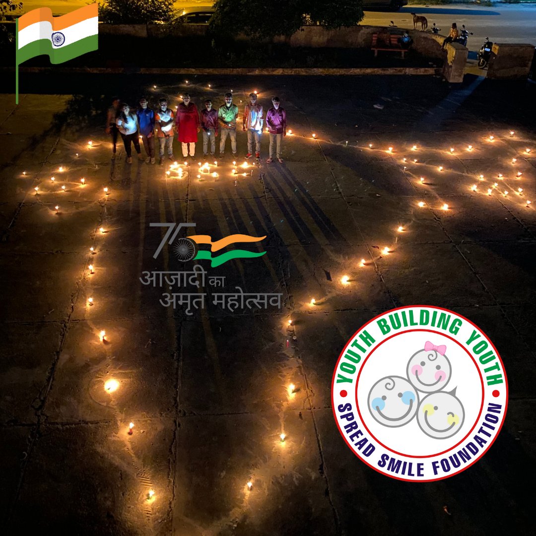 Spread smile foundation celebrated #AazadiKaAmritMahotsav by lighting diyas !
#PMModi #ManoharLalKhattar #sonipatdc #ssf