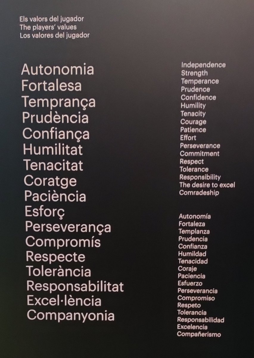 LuisMelville's tweet image. For all the trophies and vastness of the scale of FC Barcelona, this is what caught my coaches eye on the tour.
#Playervalues
