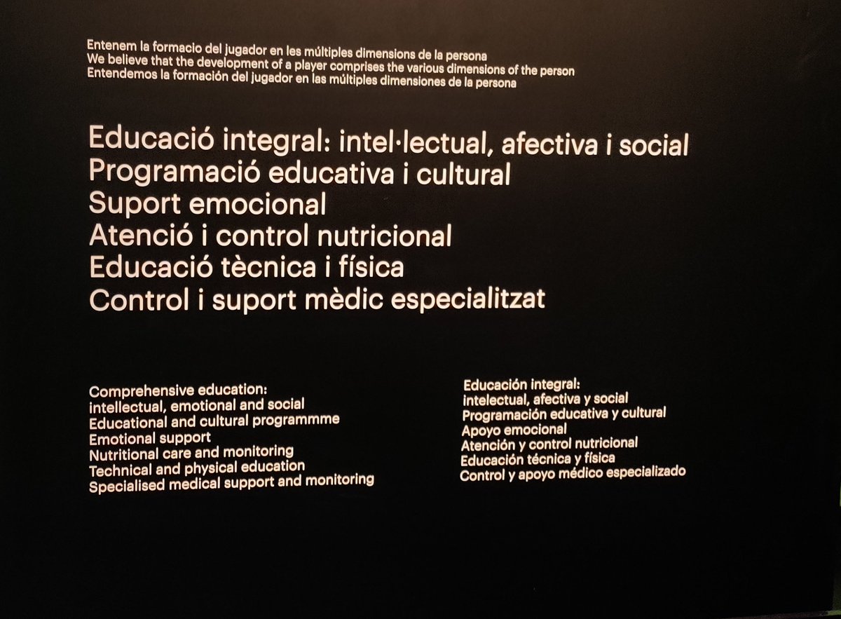 LuisMelville's tweet image. For all the trophies and vastness of the scale of FC Barcelona, this is what caught my coaches eye on the tour.
#Playervalues