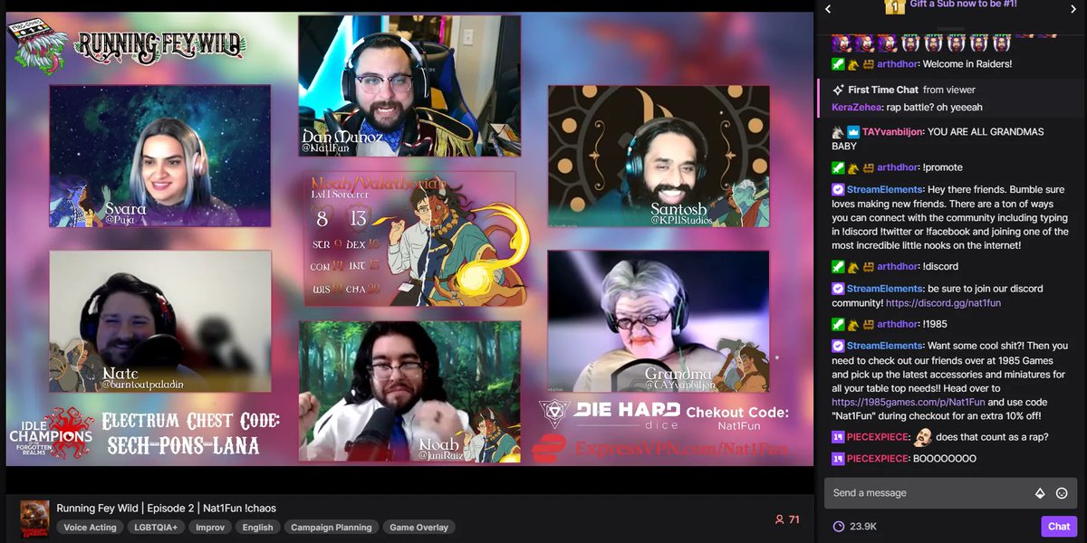 Nat1Fun's tweet image. Y'all, the @RunningFeyWild group chat is just as chaotic, if not more, than our actual game. And that's saying something ahahaha. 

"Blessed be those who are glossy and high quality"

I mean... 👨‍🍳💋