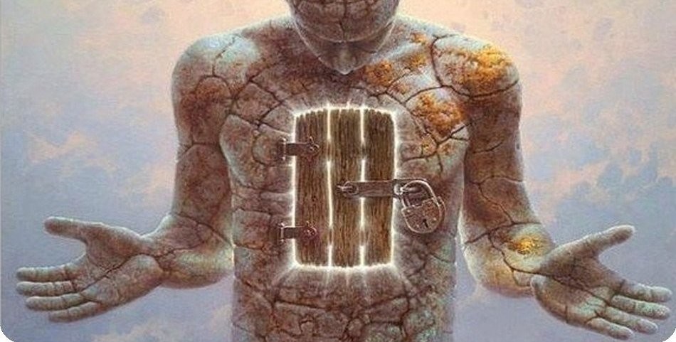 Human unlocking their authenticity.