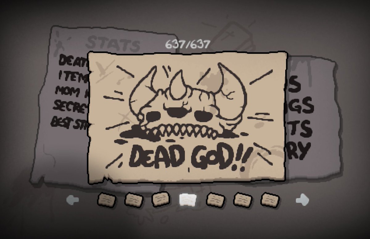 I finally finished this game
need to get this tattooed or something, I spent so much time to get here!

#tboi #bindingofisaac #thebindingofisaac