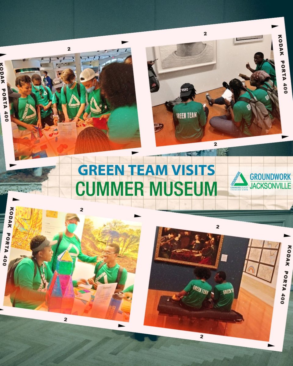 GroundworkJax's tweet photo. Check out the awesome time we had with the 🧩 #GreenTeam #YouthCorps at the 🏛 #CummerMuseum of Art and Gardens! The Green Team is our stewardship and leadership program for #DuvalCounty teens. https://t.co/Dt0n5Oep2b