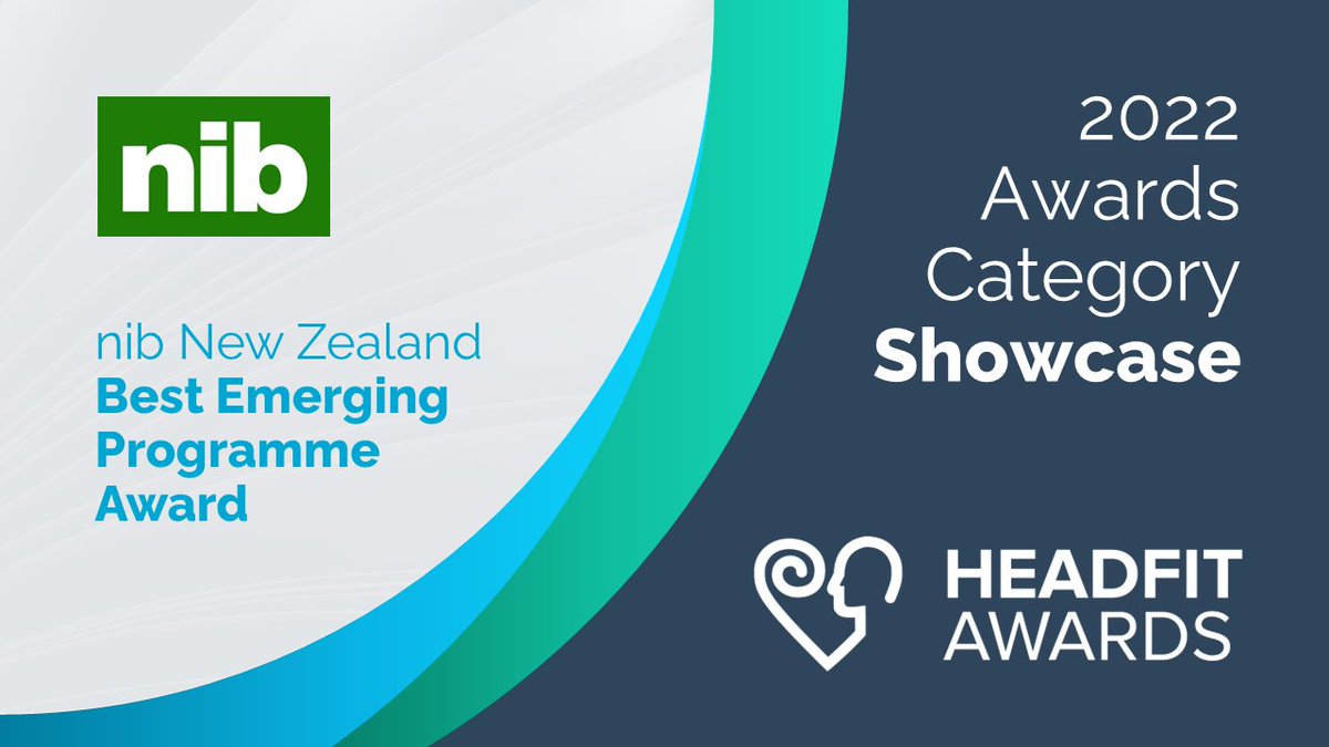 Breakthroughs in #mentalhealthatwork can start with having the courage to try something new. The @nibNewZealand Best Emerging Programme Award recognises excellent #workplacementalhealth programmes started witnin the last 18 months. Enter now: headfitawards.org/enter/#hfa2022…