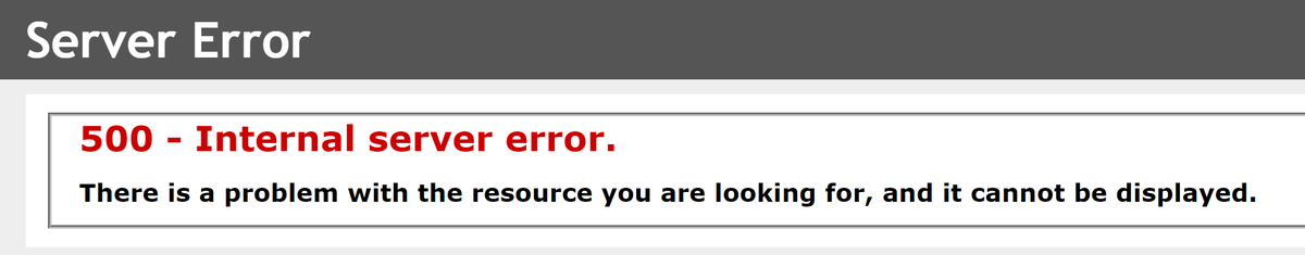 JamesPragit's tweet photo. Ugh.  Trying to buy a ticket to the Star Wars: Rogue One IMAX rerelease and @Fandango gives me a 500 server error.  Well, at least I know what web server technology that they're using (based on the error message) but I want my ticket purchase to go through. #ServerFail https://t.co/LI0vvXyFzp