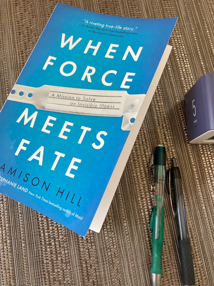 All the WOW. Just finished <a href="/NotTheWhiskey/">Jamison Hill</a> Jamison Hill #memoir WHEN FORCE MEETS FATE. Humor, pain, tenacious. How tenacious? Wrote on phone while overcoming chronic health challenges (#Lyme #MECFS). Writer behind this <a href="/nytimes/">The New York Times</a> Modern Love essay: nytimes.com/2018/05/25/sty…