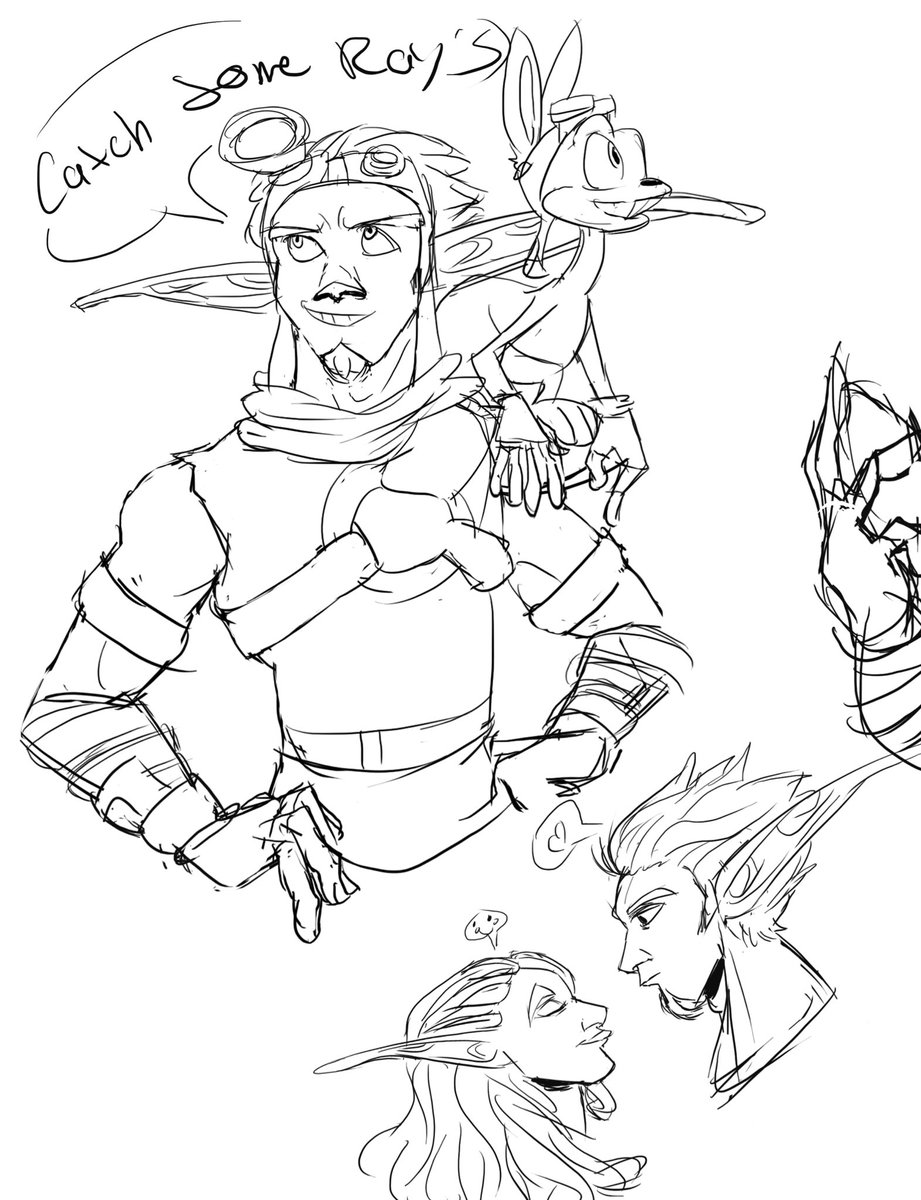 I just remembered I did do jak & daxter with an oc in my late teens! 