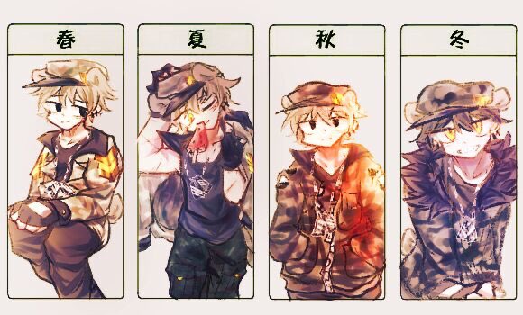 AbearAdai's tweet photo. #htf擬人化 #HTF 私設の服装🤤 毛糸の襟が好きーー〜 https://t.co/L0JwSgN07B