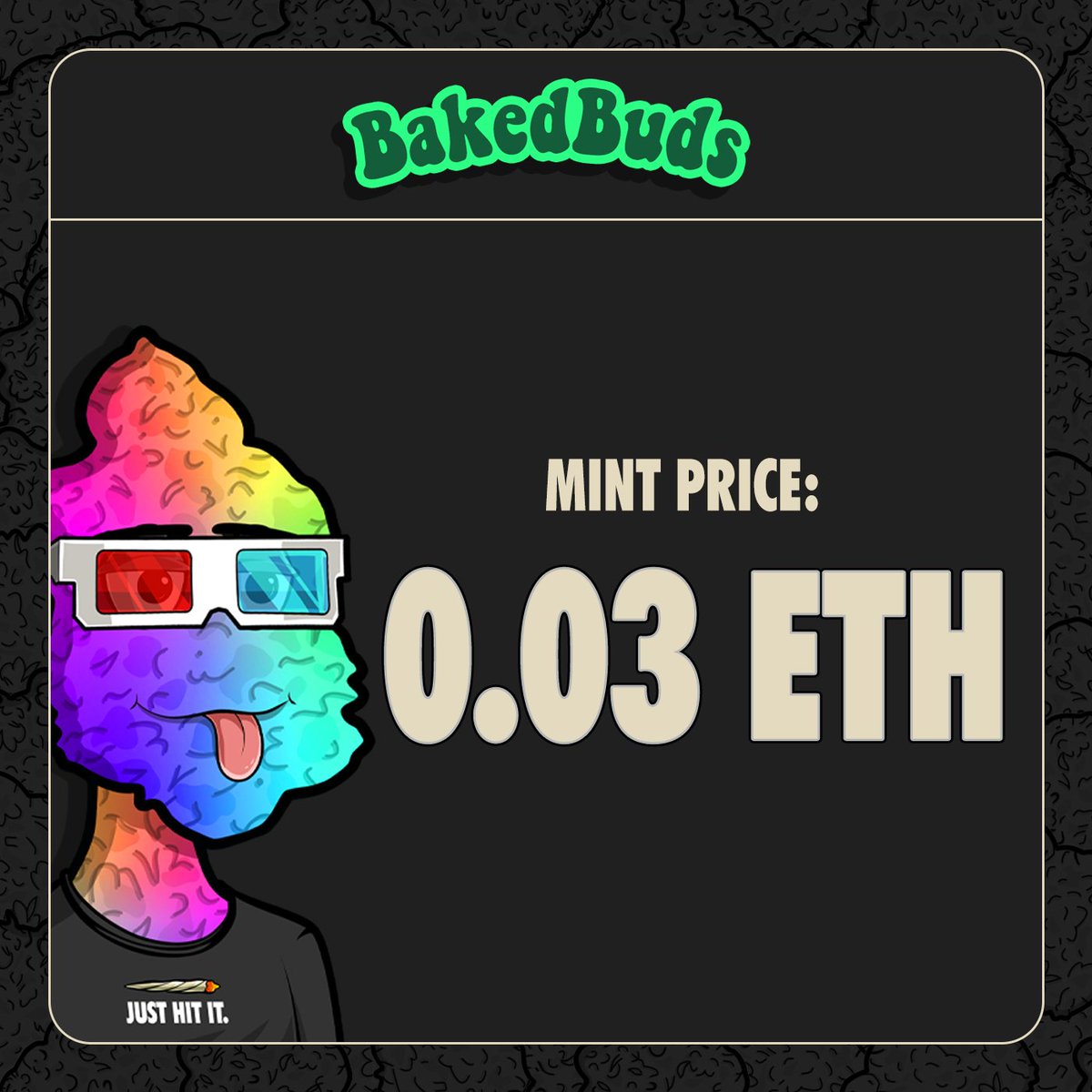 MINT PRICE HAS OFFICIALLY BEEN RELEASED:

[ 0.03 ETH ]

-----------------------

200 interactions and we'll drop the mint date 👀