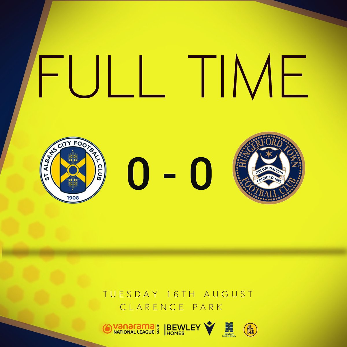 HungerfordTown's tweet photo. And that's it a clean sheet and a point away
We are building
#StaHun https://t.co/zpcAe8MVEB