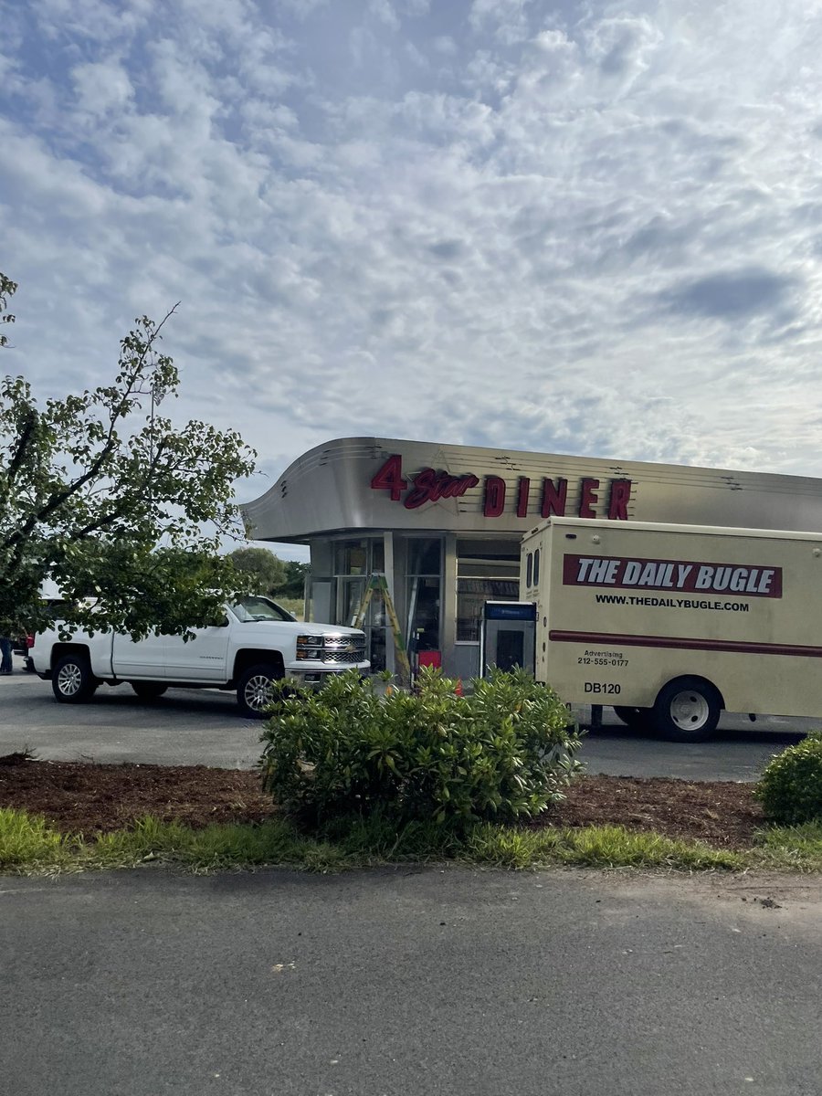 TompkinsLand's tweet photo. #Marvel Drove by this today in Massachusetts https://t.co/RSDdpGShUx