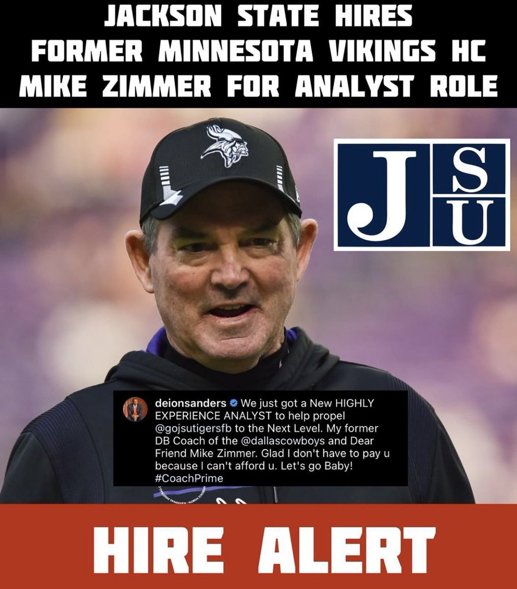 Jstateupdates's tweet image. Protect @DeionSanders at all cost!! This is next level stuff that NO ONE, I repeat NO ONE has done at the HBCU level before!#jsu #jacksonstate