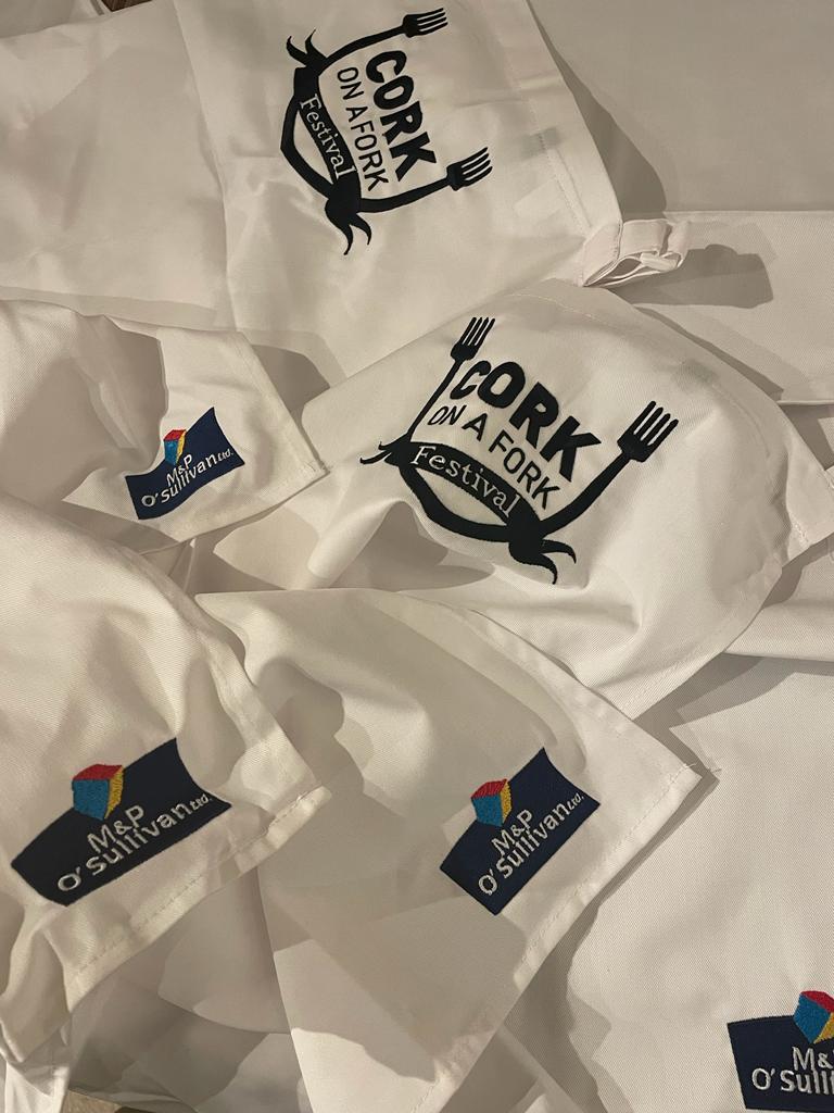CorkOnAForkFest (@corkonaforkfest) on Twitter photo Aprons at the ready for tomorrow night's A Taste of Princes Street dinner. A big thank you to <a href="/mposullivanltd/">M&P O'Sullivan</a> & <a href="/Eoinmpos/">Eoin O'Sullivan</a> for supporting the dinner and sponsoring the aprons. We can't wait for 200 people to enjoy a night of fine dining, showcasing the best of local Cork produce. Aprons at the ready for tomorrow night's A Taste of Princes Street dinner. A big thank you to <a href="/mposullivanltd/">M&P O'Sullivan</a> & <a href="/Eoinmpos/">Eoin O'Sullivan</a> for supporting the dinner and sponsoring the aprons. We can't wait for 200 people to enjoy a night of fine dining, showcasing the best of local Cork produce.
