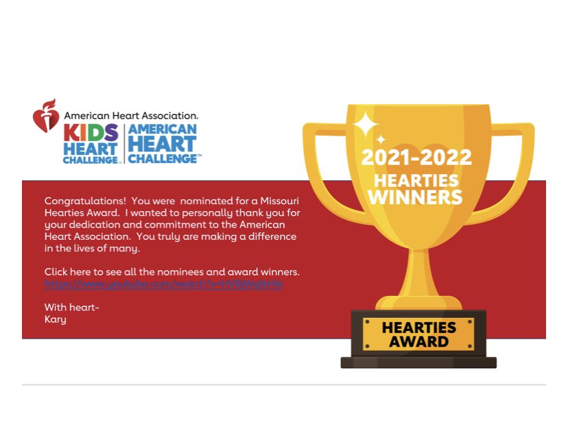 TSMSAD's tweet photo. Congratulations to our @TroySouthMiddle PE Department for being nominated for the Missouri Hearties Award!! @TroysouthPE @coachkjohnley @ScottWindler @coachdildine #TroySouth #proud2br3 #TitanStrong #CeilingCantHoldUs #TSMSRocks #LCR3FIT hips://www.woutube.com/watch?EHVaiWaikHrk https://t.co/F5Gq0daJ20