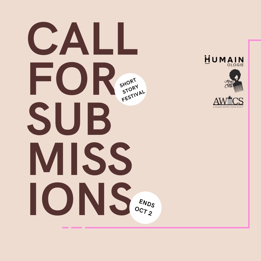 AfrosInThaCity's tweet photo. 📢 CALLING ALL STORYTELLERS! 📢 We're partnering with ⁠⁠@Humainologie for the 2022 Short Story Festival! https://t.co/PaTtjEPuRT