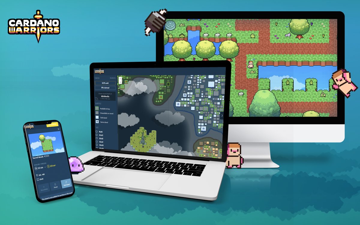 cardanowarriors's tweet photo. Have you noticed that you don't need any wallet to interact with our Island NFTs?!

✅ This means that players who never had cryptocurrencies or criptowallets can already interact with our islands!  

Try "See Island" 👇
https://t.co/d8u1ZzvT1T https://t.co/jvpgi7k3YQ