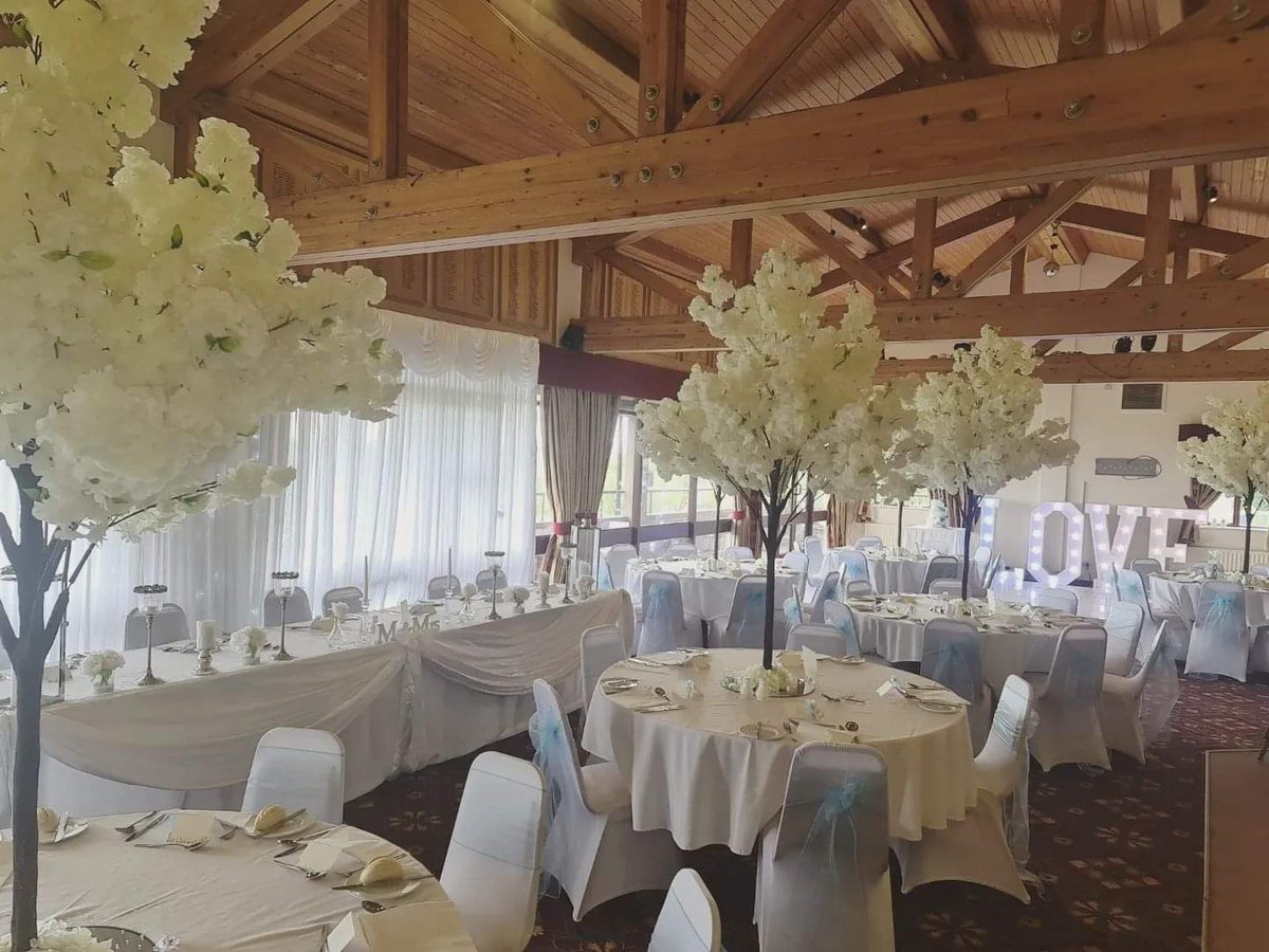 GLFGolf's tweet photo. Function room available for hire

Weddings, birthdays, christenings, anniversary or funerals.

Beautiful room with a beatiful view of the course and surrounding area great for taking photos.

Room dressed by bridal attractions in these pictures.

 Contact us for more details https://t.co/xN6jeqnIlg