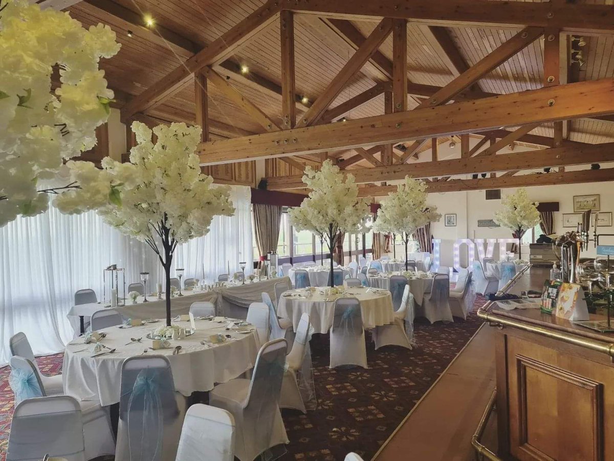 GLFGolf's tweet photo. Function room available for hire

Weddings, birthdays, christenings, anniversary or funerals.

Beautiful room with a beatiful view of the course and surrounding area great for taking photos.

Room dressed by bridal attractions in these pictures.

 Contact us for more details https://t.co/xN6jeqnIlg