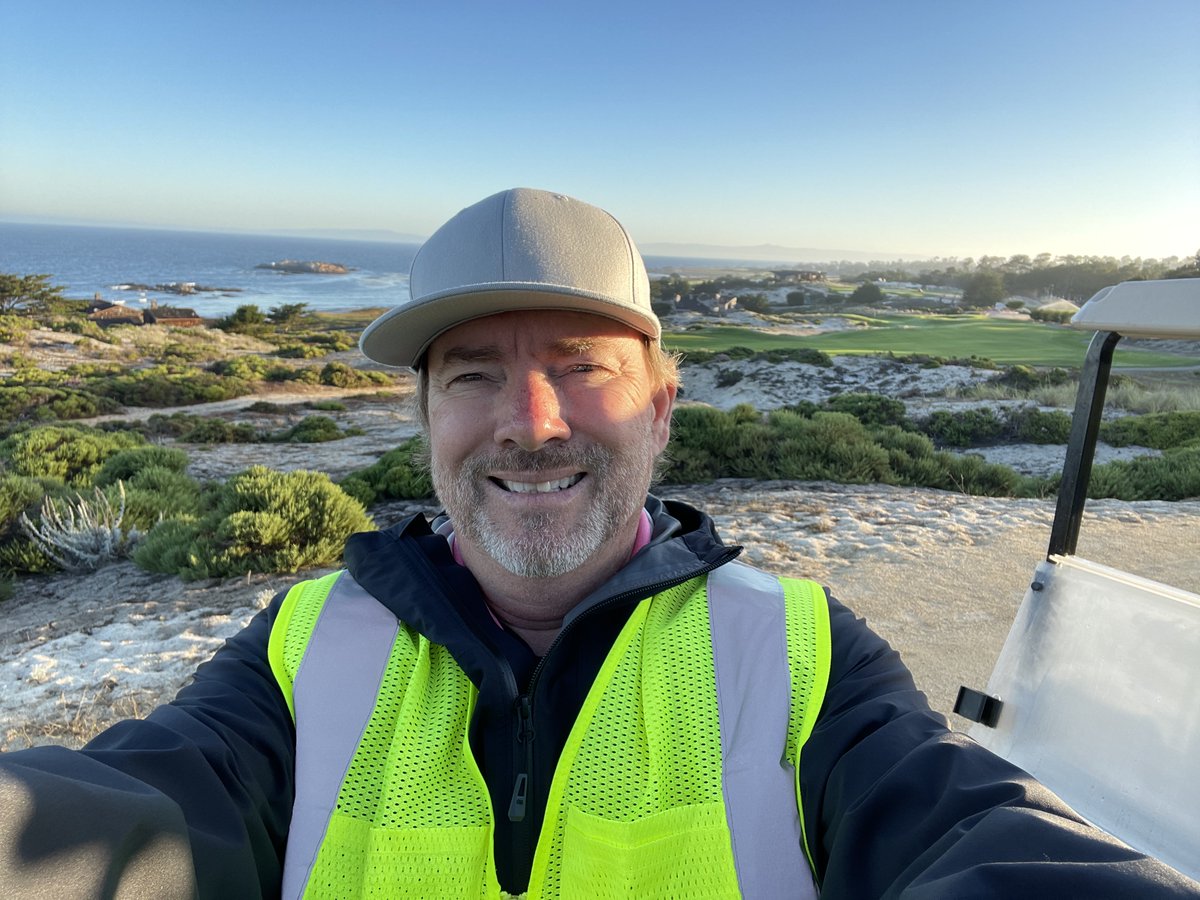 Measuring in the morning #spyglasshillgc. Upgraded  <a href="/yardagemarkers/">carsongolf</a> coming soon! carsongolf.net