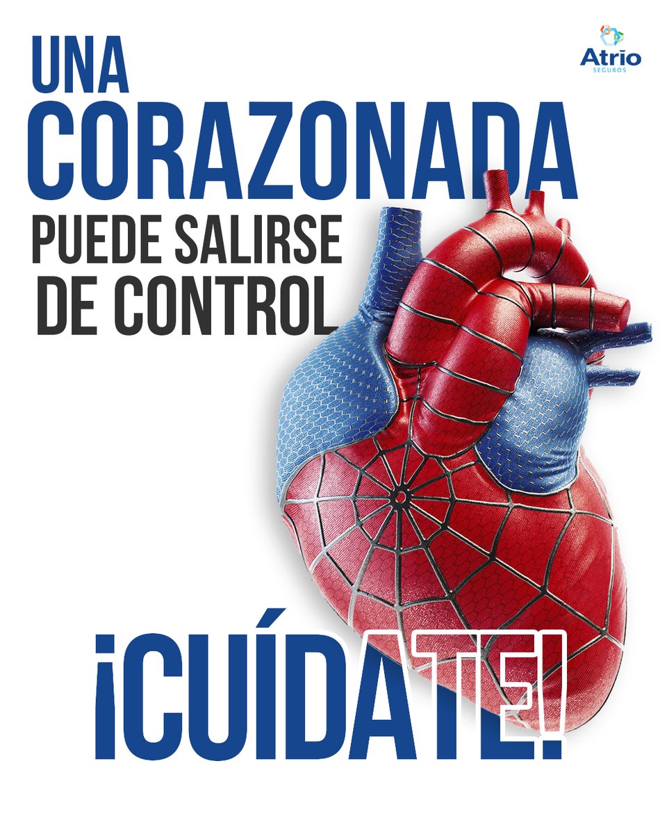 AtrioSeguros's tweet photo. El corazón siempre tiene la razón 🫀, es por ello que ante cualquier dolor o presión acude a tu médico.
Aquí te dejamos algunos hábitos que te ayudaran a cuidarlo:
❤️ Come saludable.
❤️ Elimina vicios como el alcohol y el cigarrillo.
❤️ Haz ejercicio.
#AtrioTips https://t.co/cZe8RUa3dm