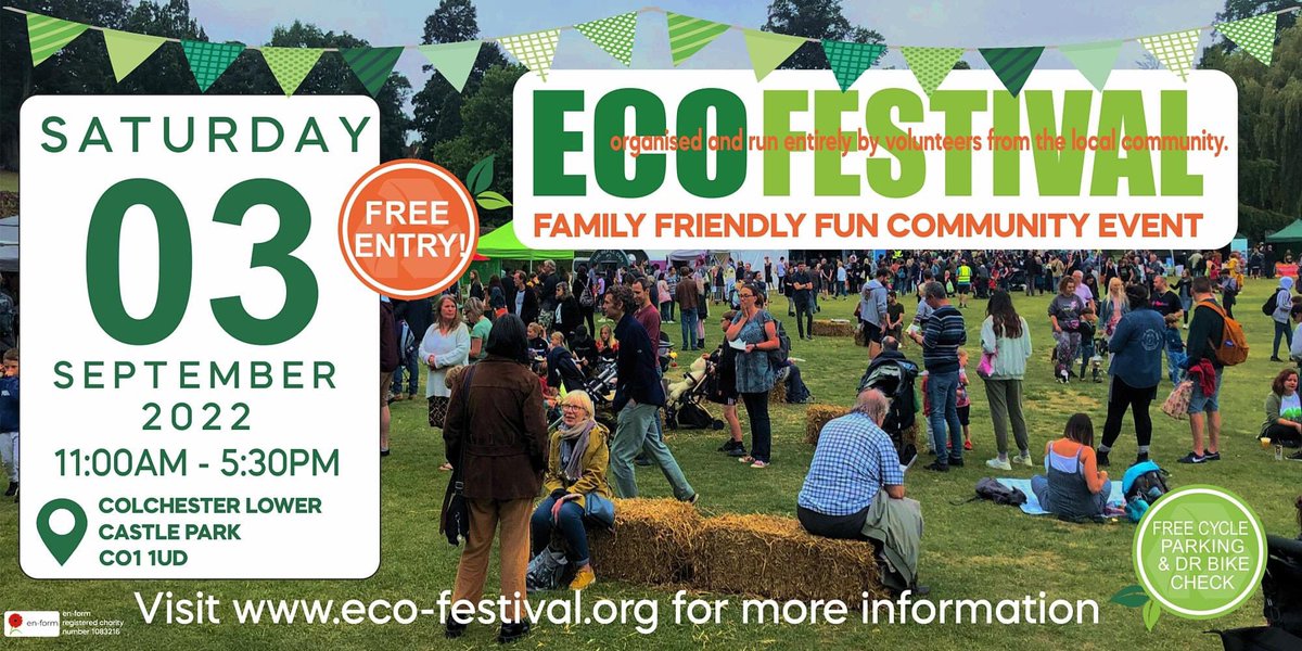 Who’s coming to the biggest eco event of the year? #ecofestival2022 organised by @enformcolchester completely voluntarily. Get your FREE tickets now:
eco-festival.org/reserve-ticket…
Learn how to build resilience against the cost of living crisis and the climate crisis 💚