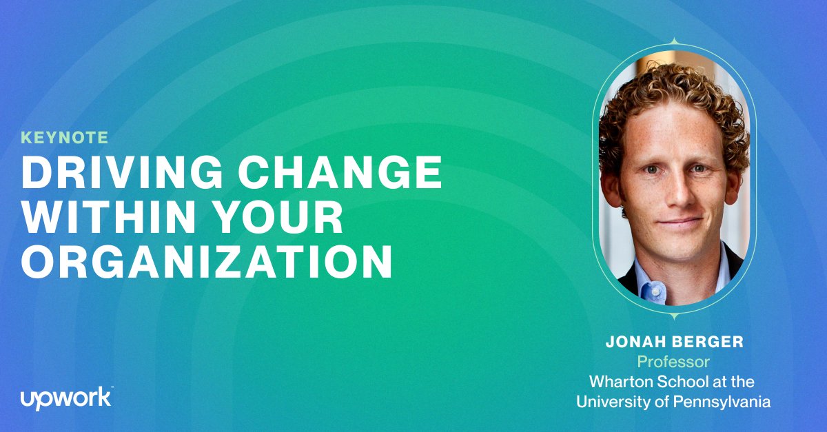 Best-selling author and @Wharton professor @j1berger joins #WorkWithoutLimits to talk about the challenge of change.