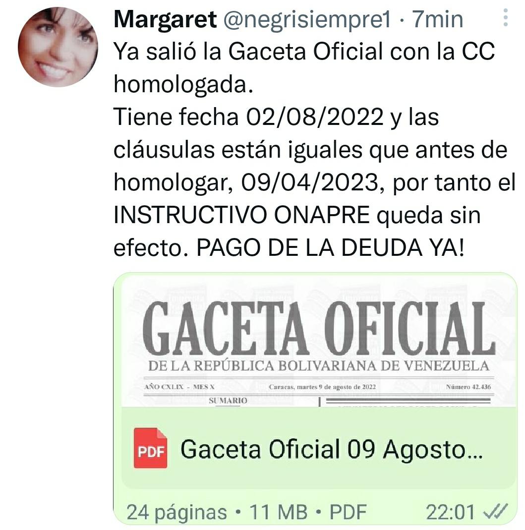 marquezcvm's tweet photo. Especialista  en Recursos Humanos pone en evidencia que con esa publicación el Instructivo ONAPRE ha quedado sin efecto. 
Exijamos que nos paguen lo que nos corresponde. Basta de abusos
@APUCV @FAPUV https://t.co/4M5VFHxnmD