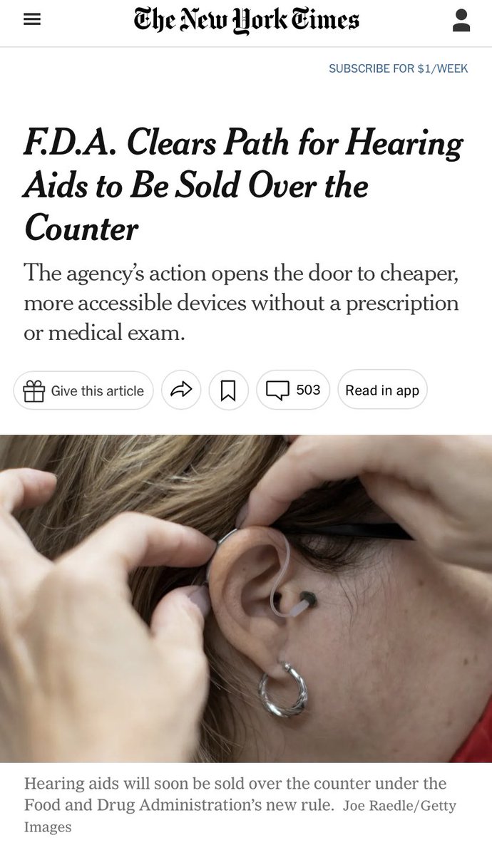 Made2lovemagic's tweet photo. Huge update for our older patients to have equal access to hearing aids!
#MedTwitter #gerimed #healthequity https://t.co/H9FMjmp7OH