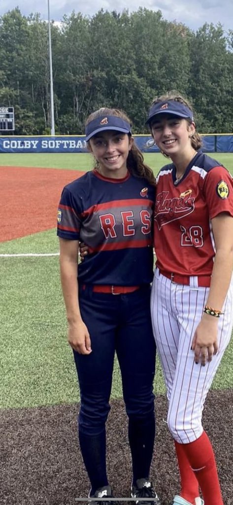 RES Angels 2023 INF Mia Vittozzi <a href="/NRHSsoftball/">North Reading High School Softball 🥎</a> <a href="/miavittozzi2023/">Mia Vittozzi</a> and 1B/OF Sydney Pichette <a href="/PentucketHS/">Pentucket Regional High School</a> <a href="/sydney_pichette/">syd</a> attended <a href="/ColbySoftball/">Colby Softball</a> camp this week!