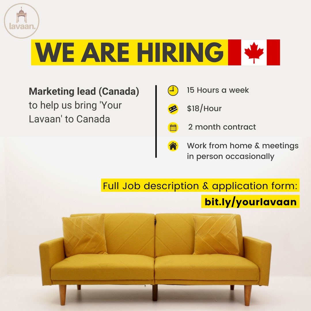 YourLavaan's tweet photo. We are looking for a Marketing Lead based in Canada, to help us bring Your Lavaan to Canadian Sikhs!

Full details and to apply: https://t.co/FdrUcEX4lS

Please share with friends, family and other Sikh organisations.

#Canada #Sikh #Marketing #Sikhi #Toronto #Surrey #Brampton https://t.co/jH39ih21Sb