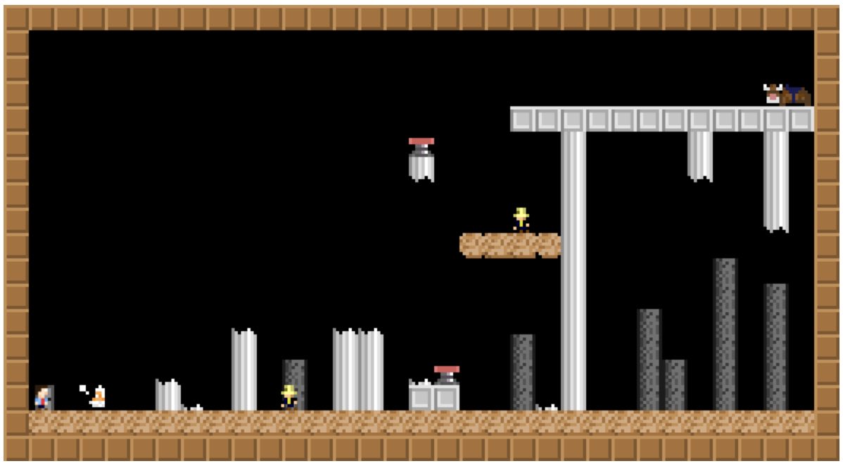 PixelPoldi's tweet photo. Langsam…..also gaaanz langsam…. nimmt der Mini-Platformer dank des Editors von @the_l0bster Form an…..

#PocketPlatformer https://t.co/zO9y7a61AW