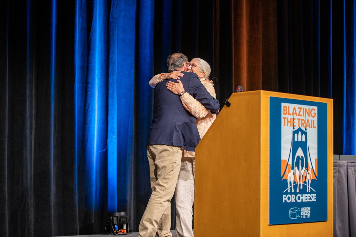CheeseSociety's tweet photo. David Gremmels is one of our 2022 recipients of the Lifetime Achievement Award! Congratulations, David!
#lifetimeachievement #lifetimeachievementaward #cheesecamp #blazingthetrailforcheese # https://t.co/HnKhxVAUym